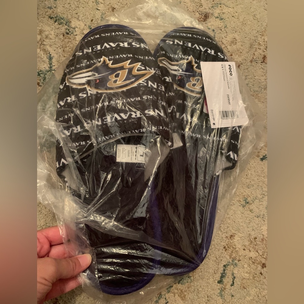 Baltimore Ravens Foco Slippers